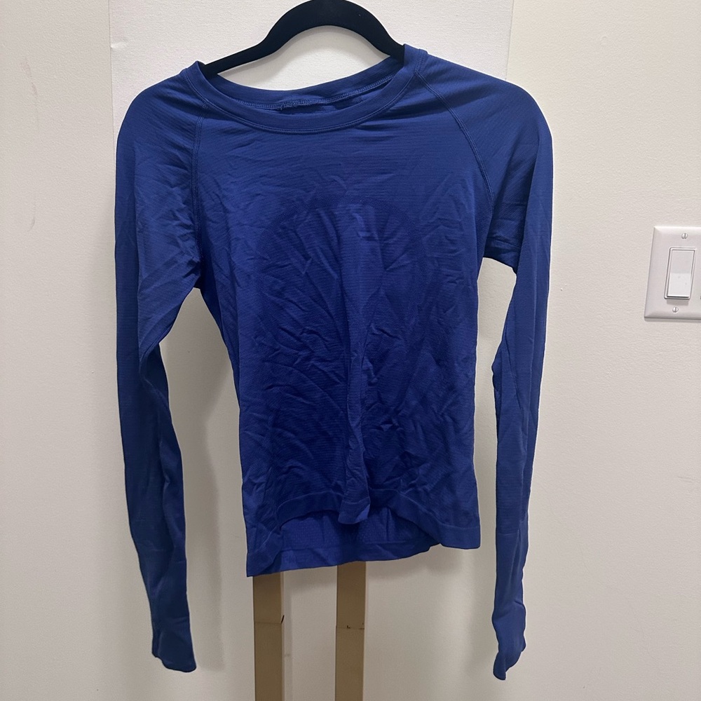 Lululemon Blue Women's Long Sleeve Swiftly Tech Top